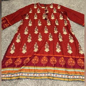 NWT Brand New, Never Worn 2Pc Women’s Dress By Warda Embroidery Detailing